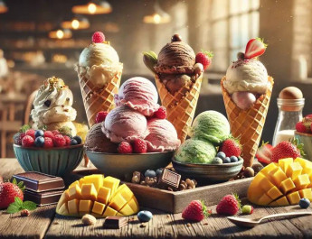The history of ice cream
